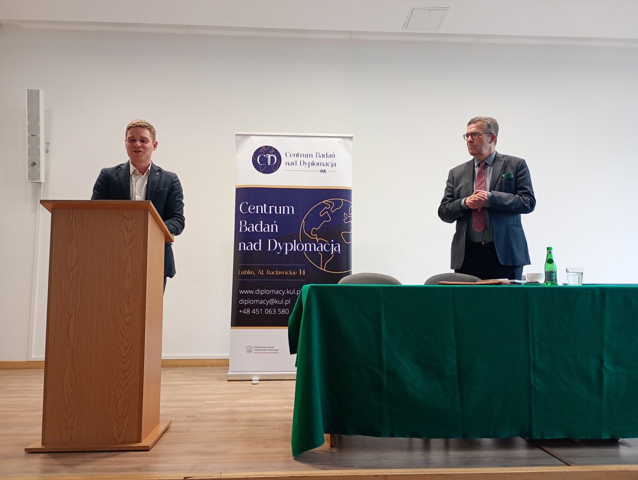 Lecture delivered on 29 May by Ambassador Piotr Wilczek